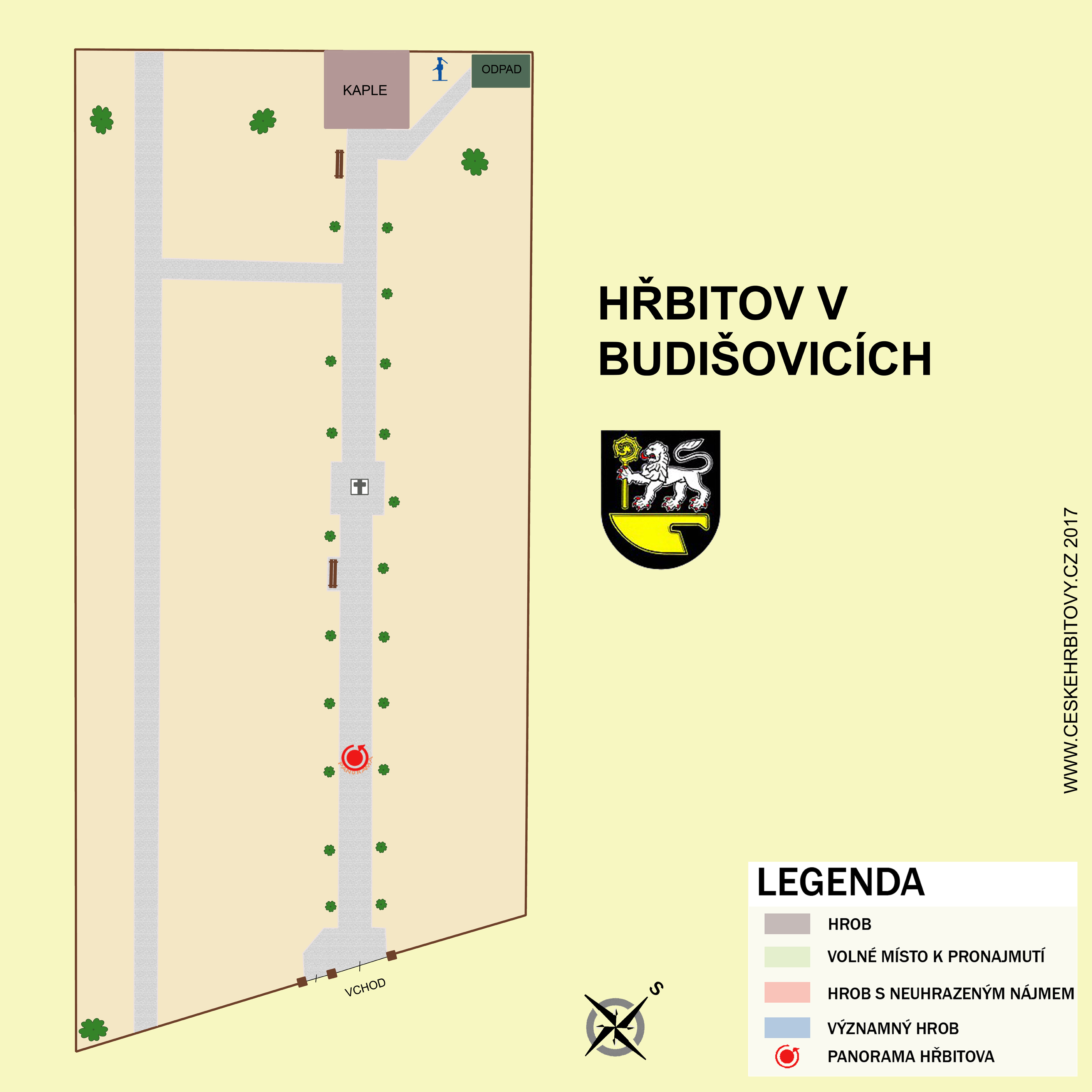 Mapa hĹ™bitova Obecní