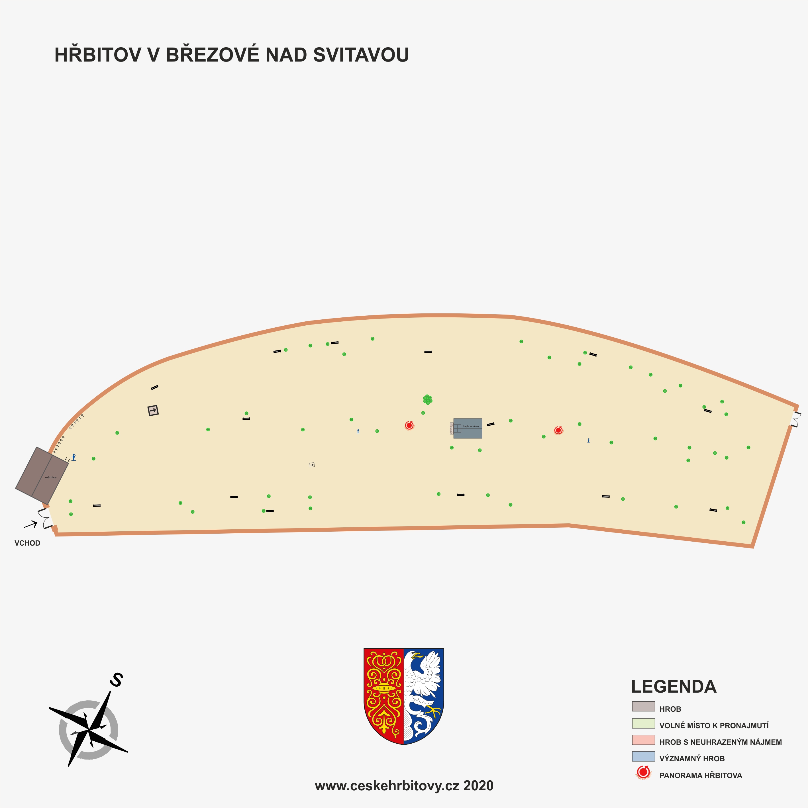 Mapa hĹ™bitova Obecní