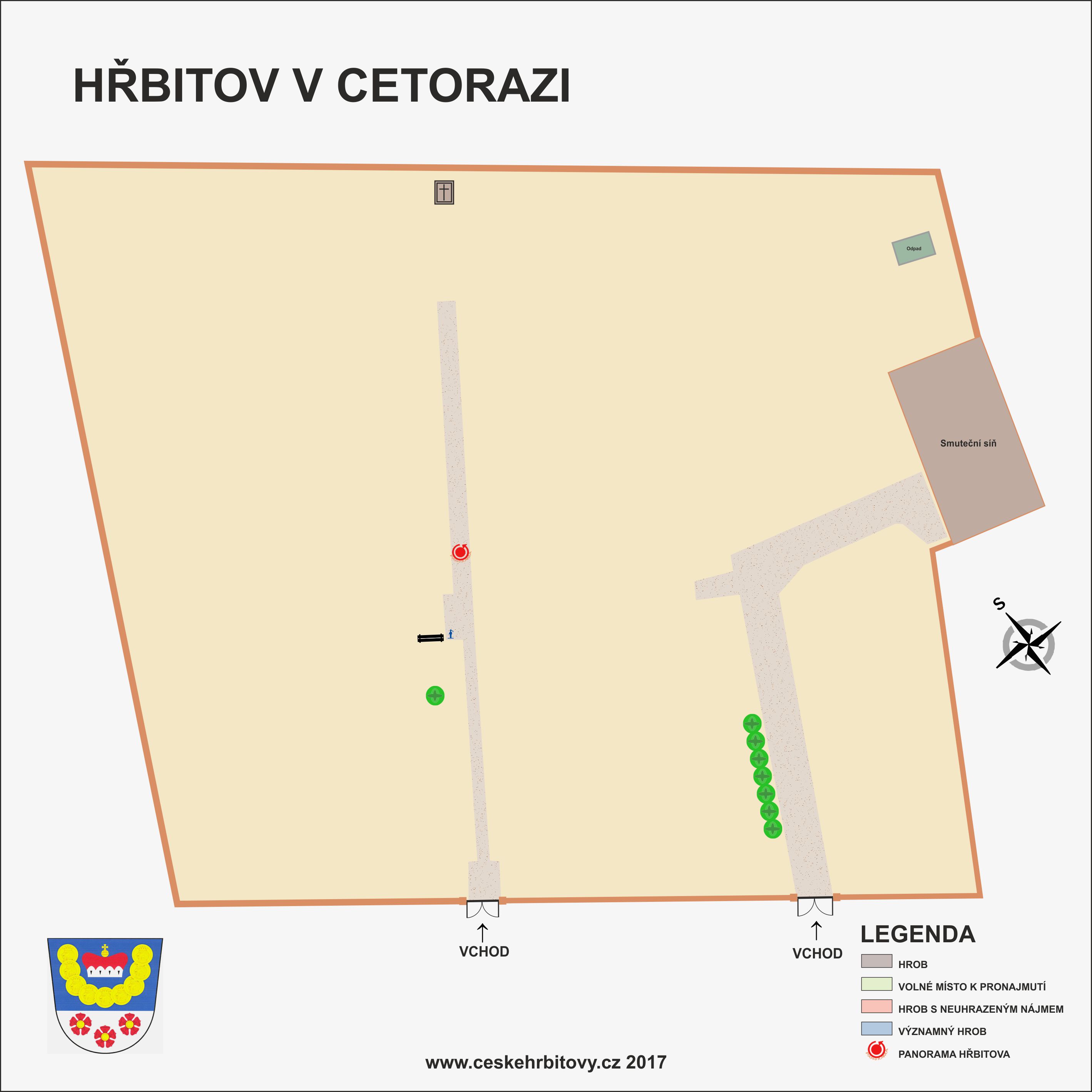 Mapa hĹ™bitova Obecní