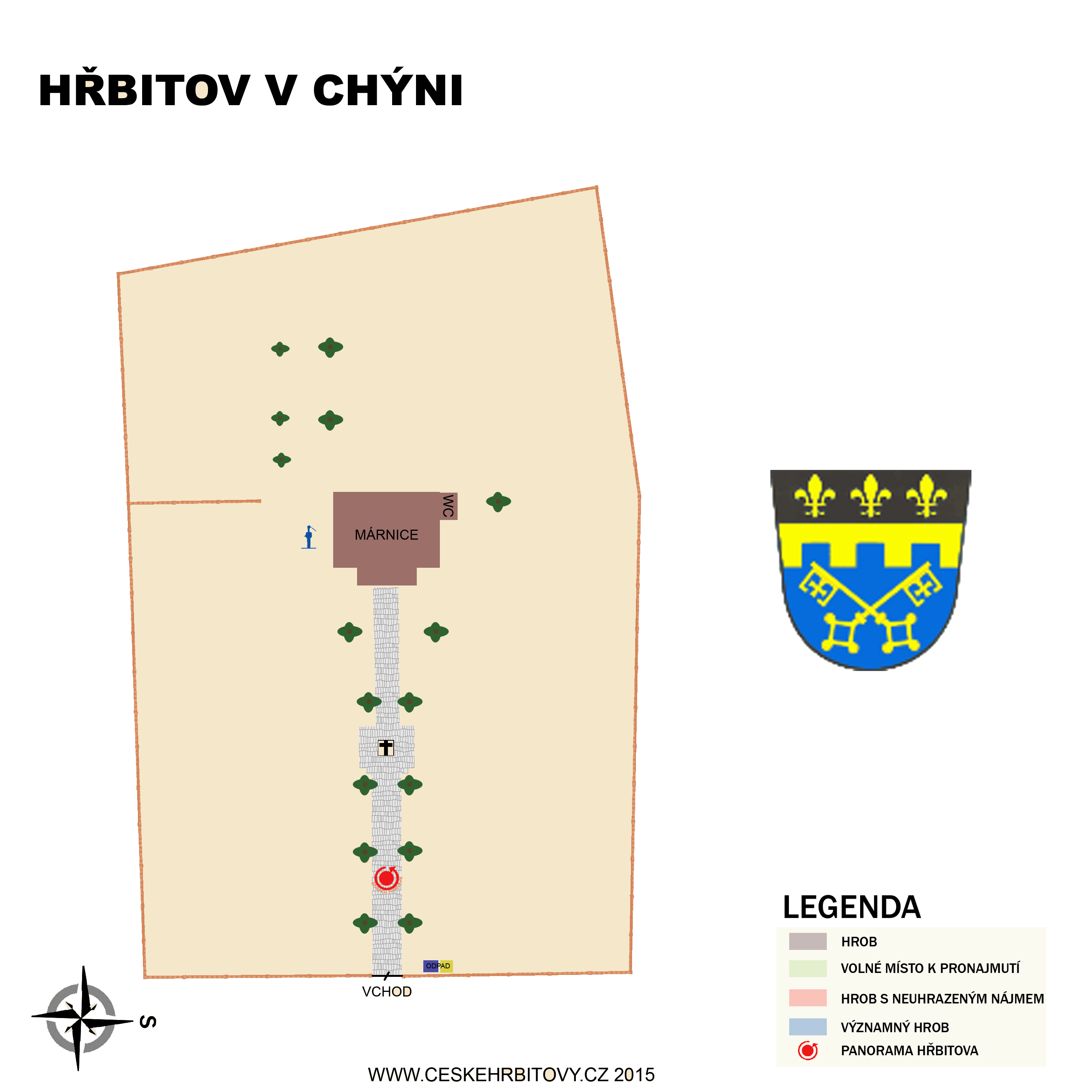 Mapa hĹ™bitova Obecní