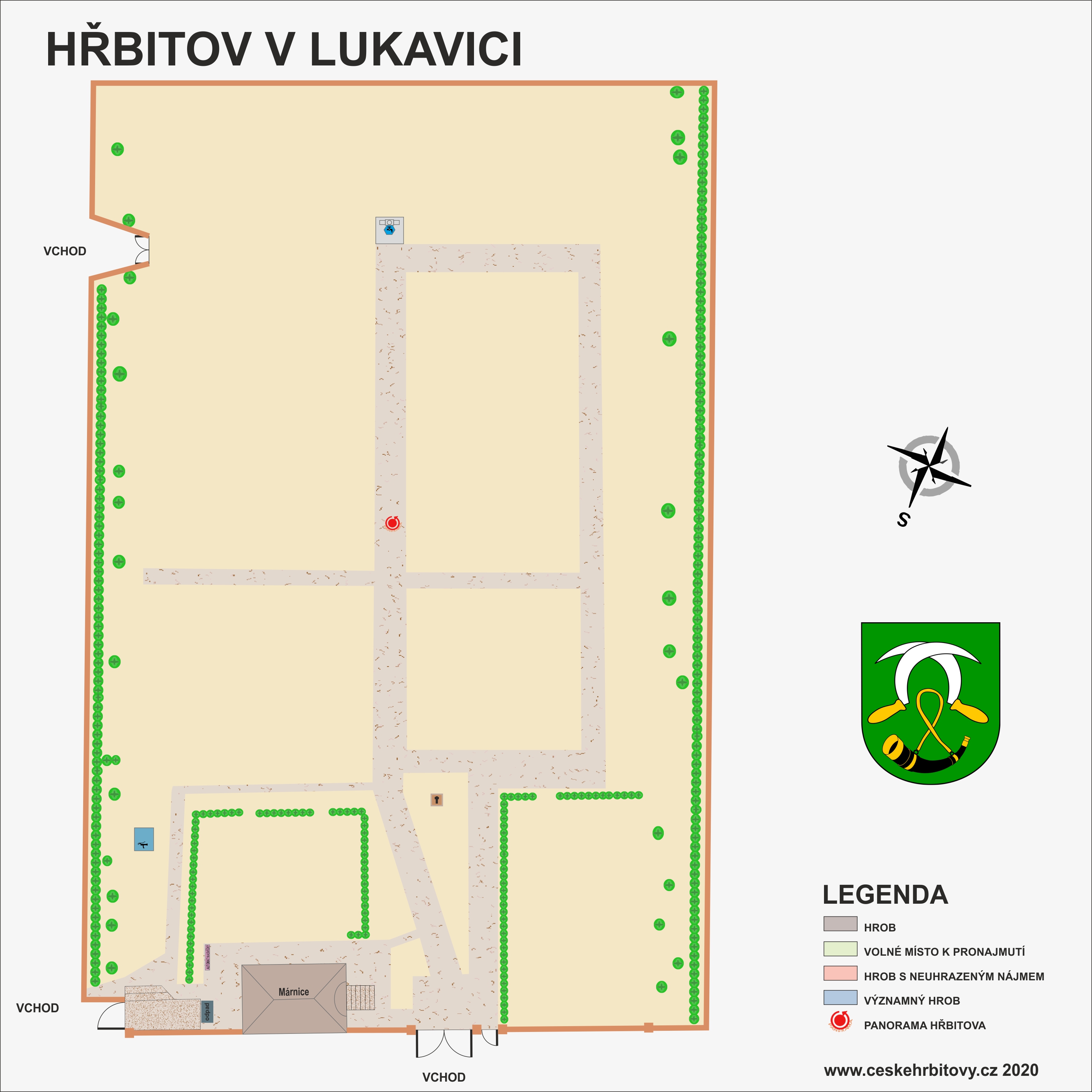 Mapa hĹ™bitova Lukavice