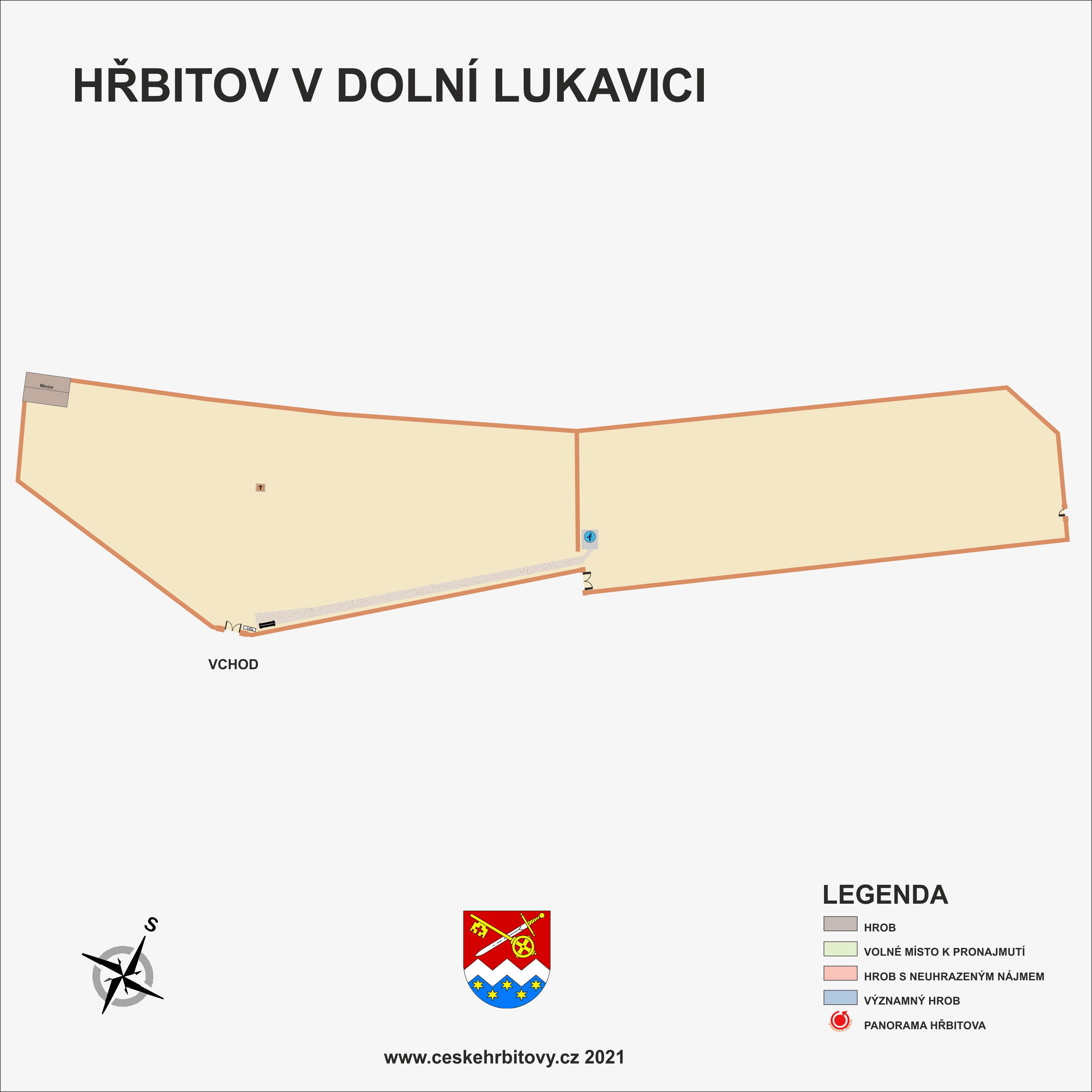 Mapa hĹ™bitova Obecní