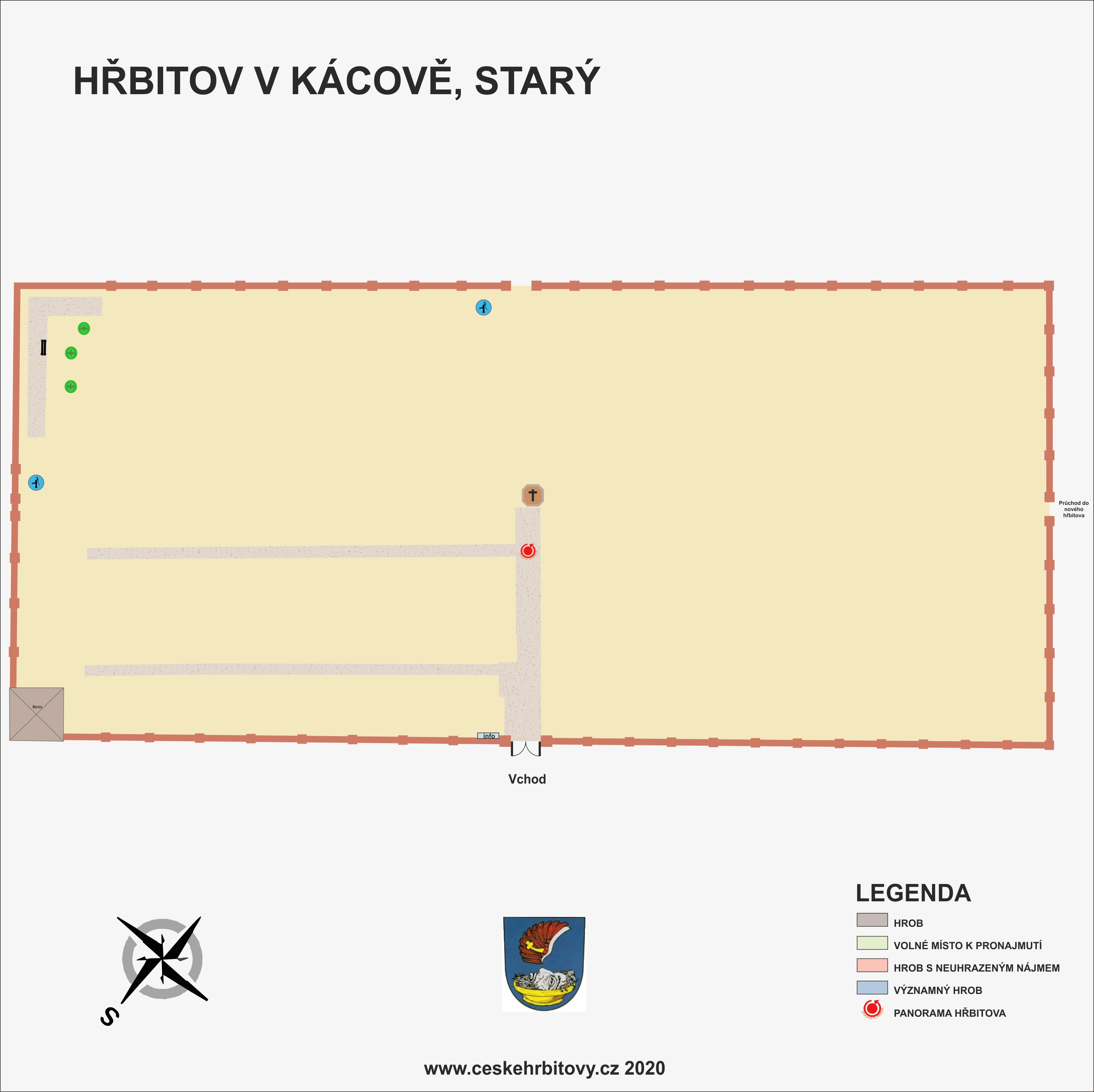 Mapa hĹ™bitova Starý