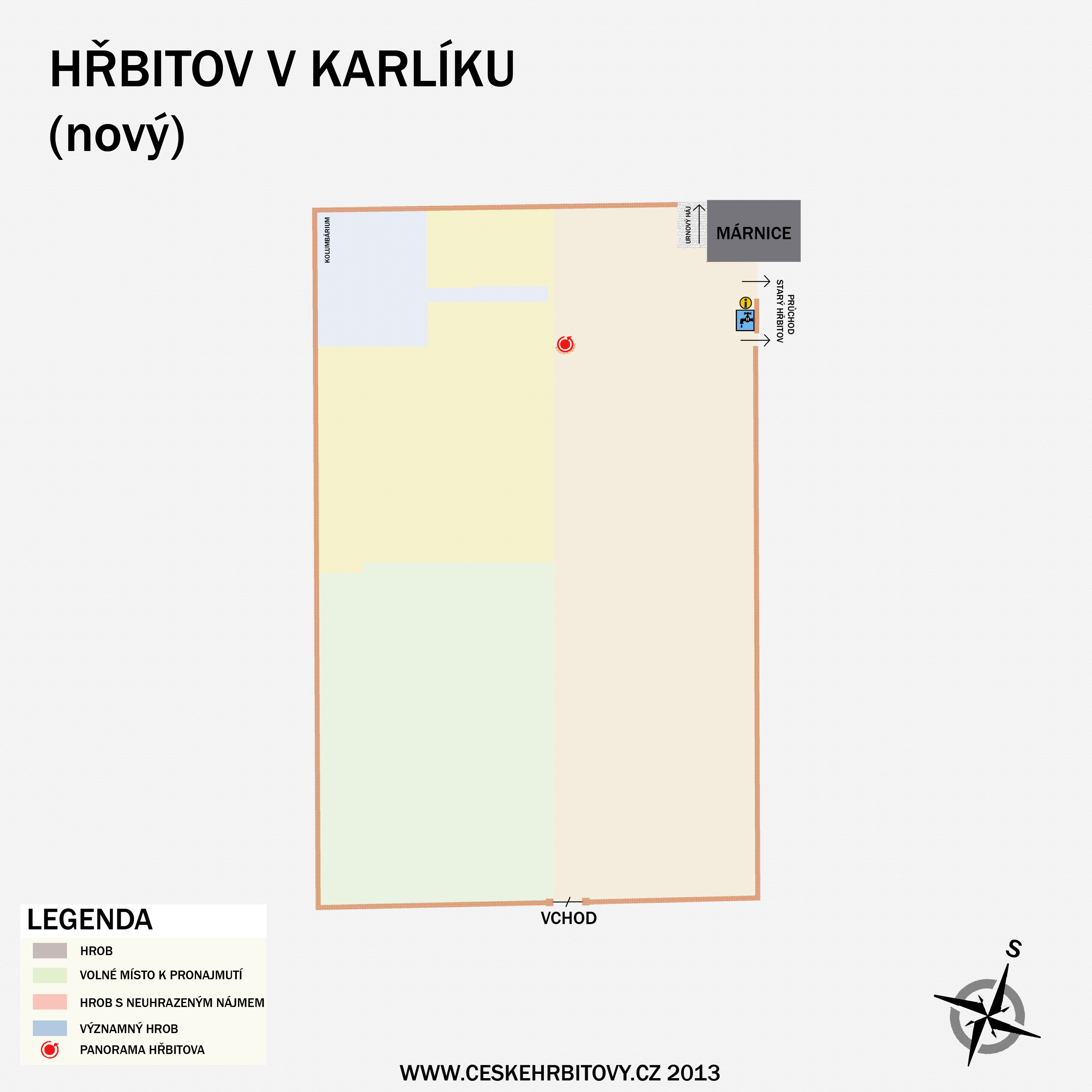 Mapa hĹ™bitova Nový