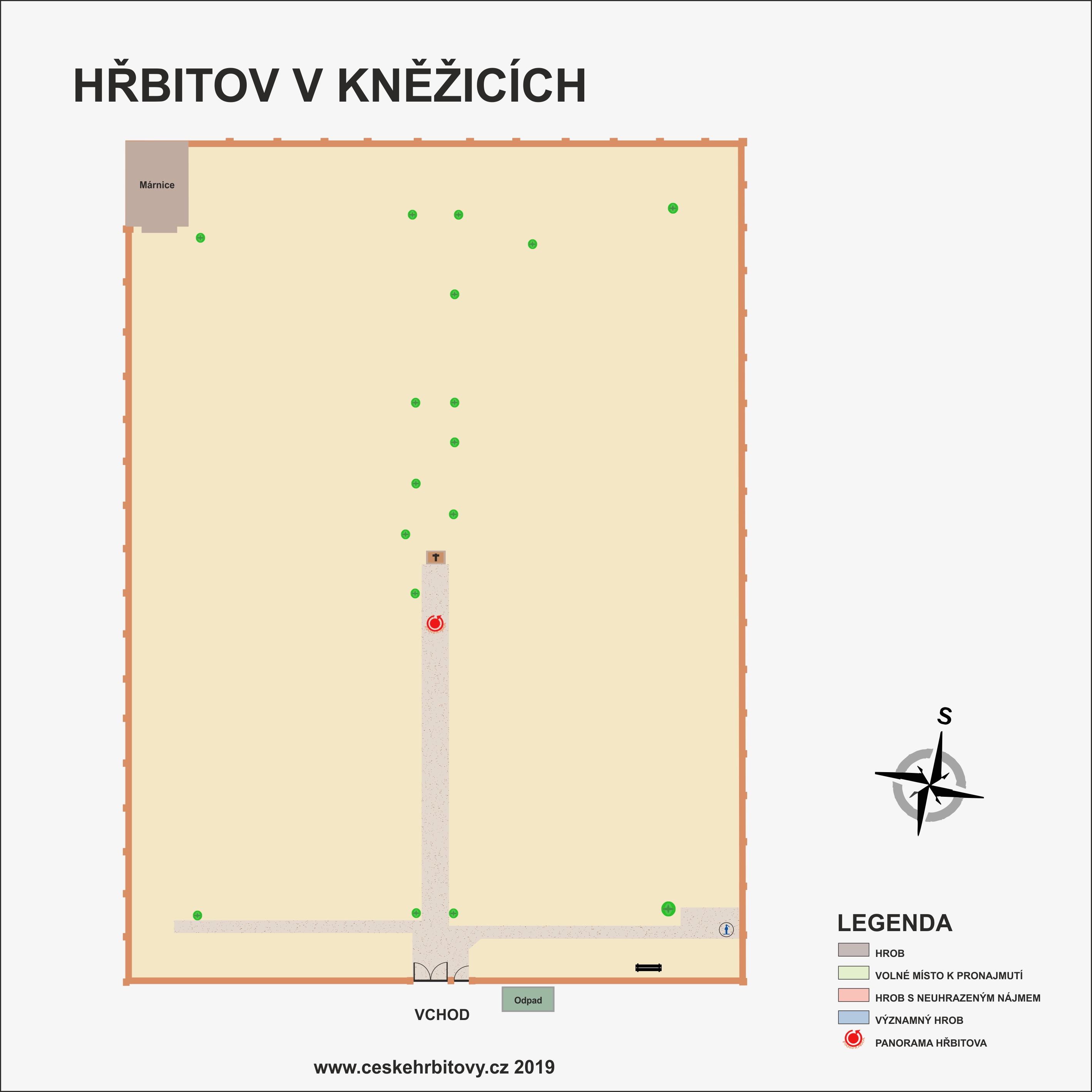 Mapa hĹ™bitova Obecní