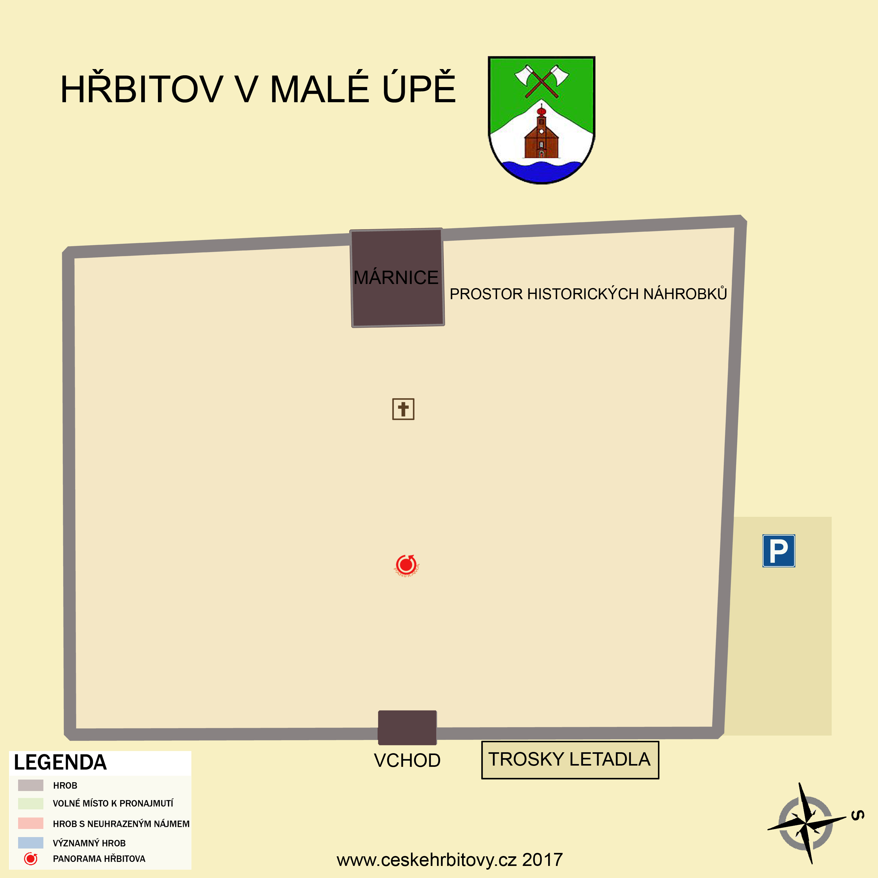 Mapa hĹ™bitova Obecní