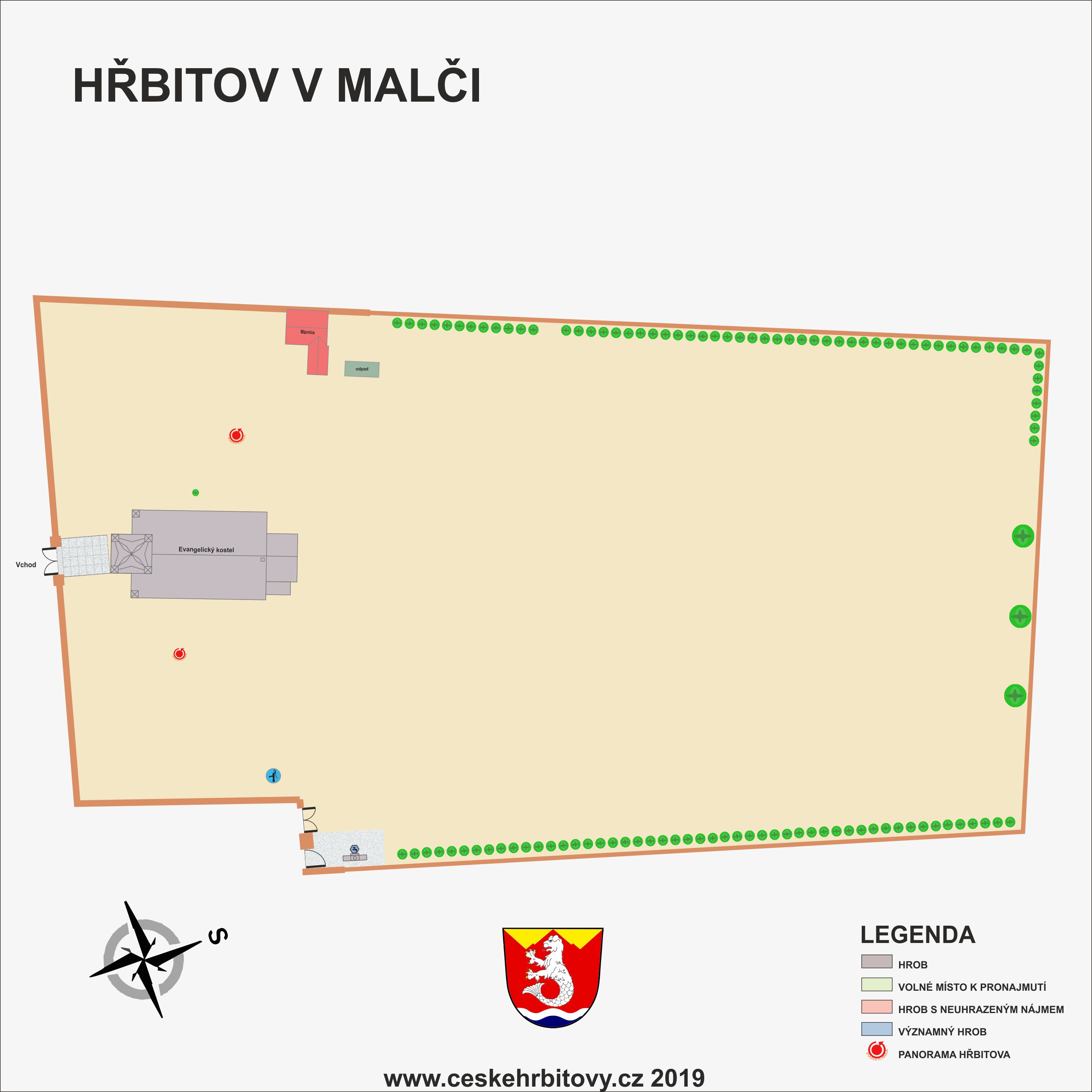 Mapa hĹ™bitova Obecní