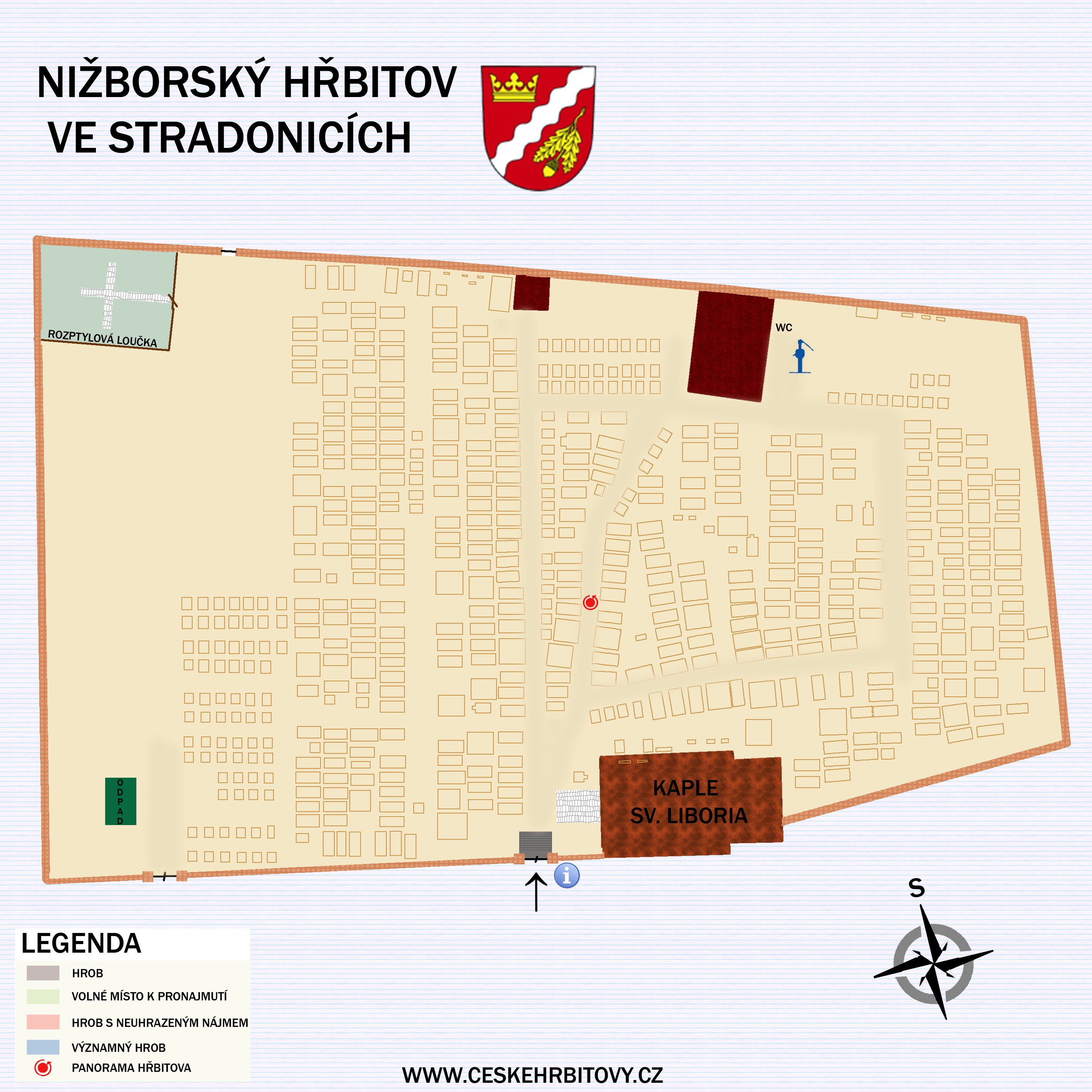 Mapa hĹ™bitova STRADONICE