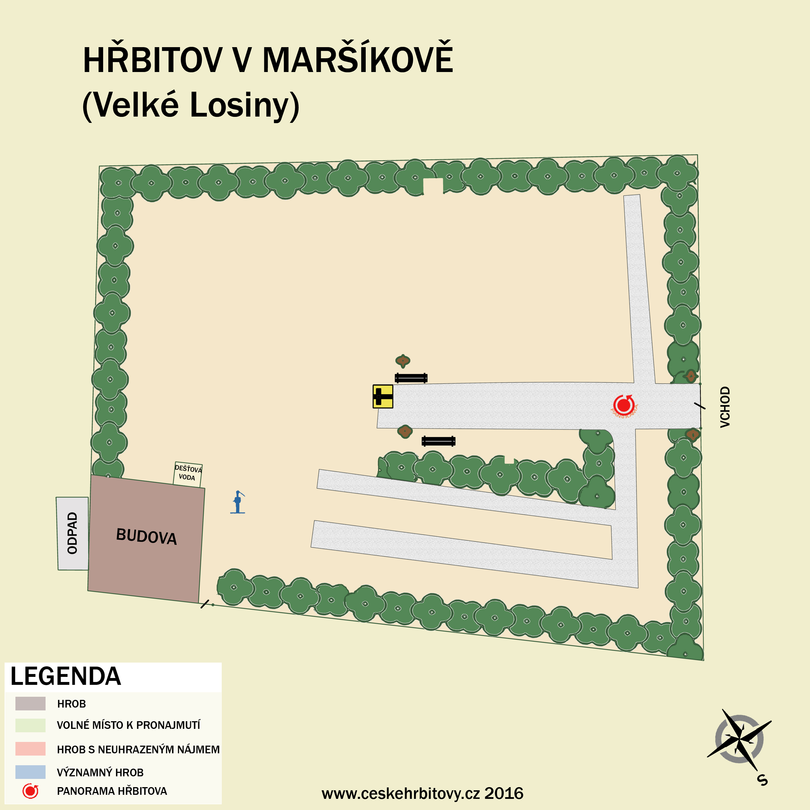 Mapa hĹ™bitova Maršíkov