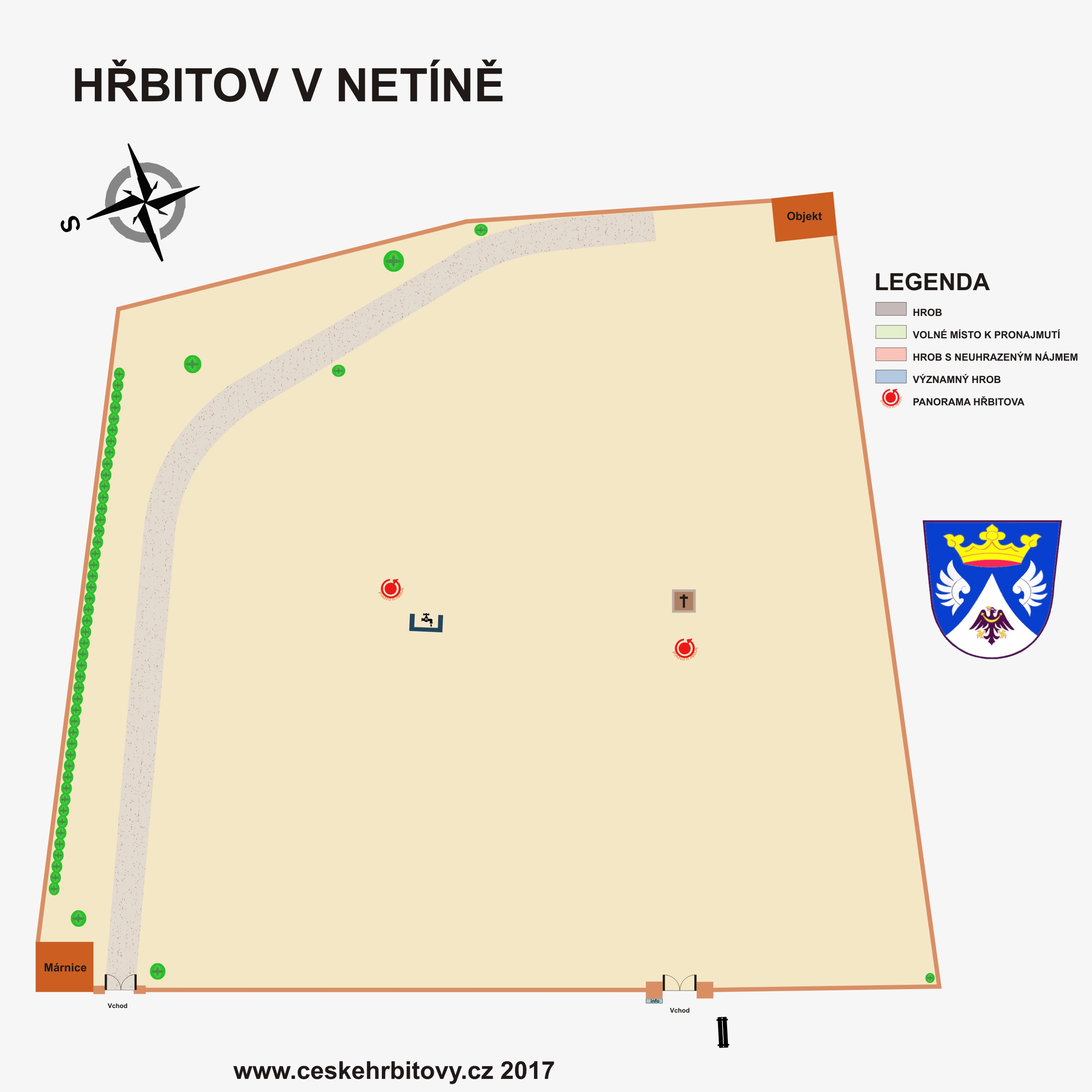 Mapa hĹ™bitova Obecní