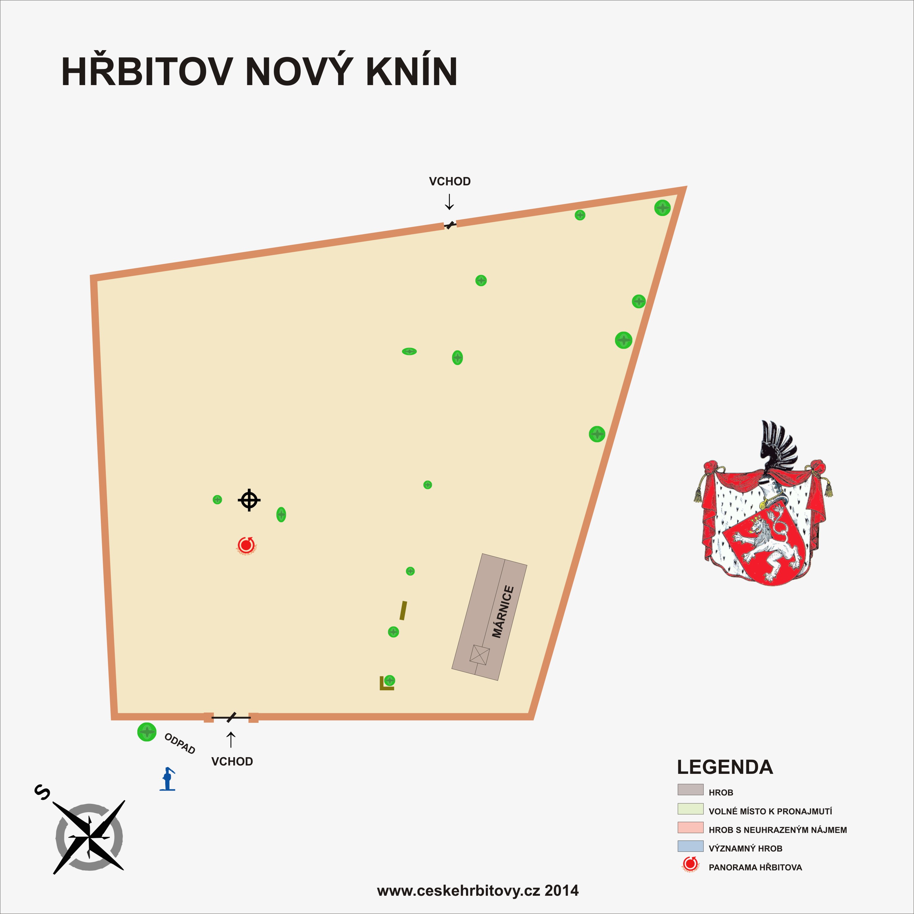Mapa hĹ™bitova Nový