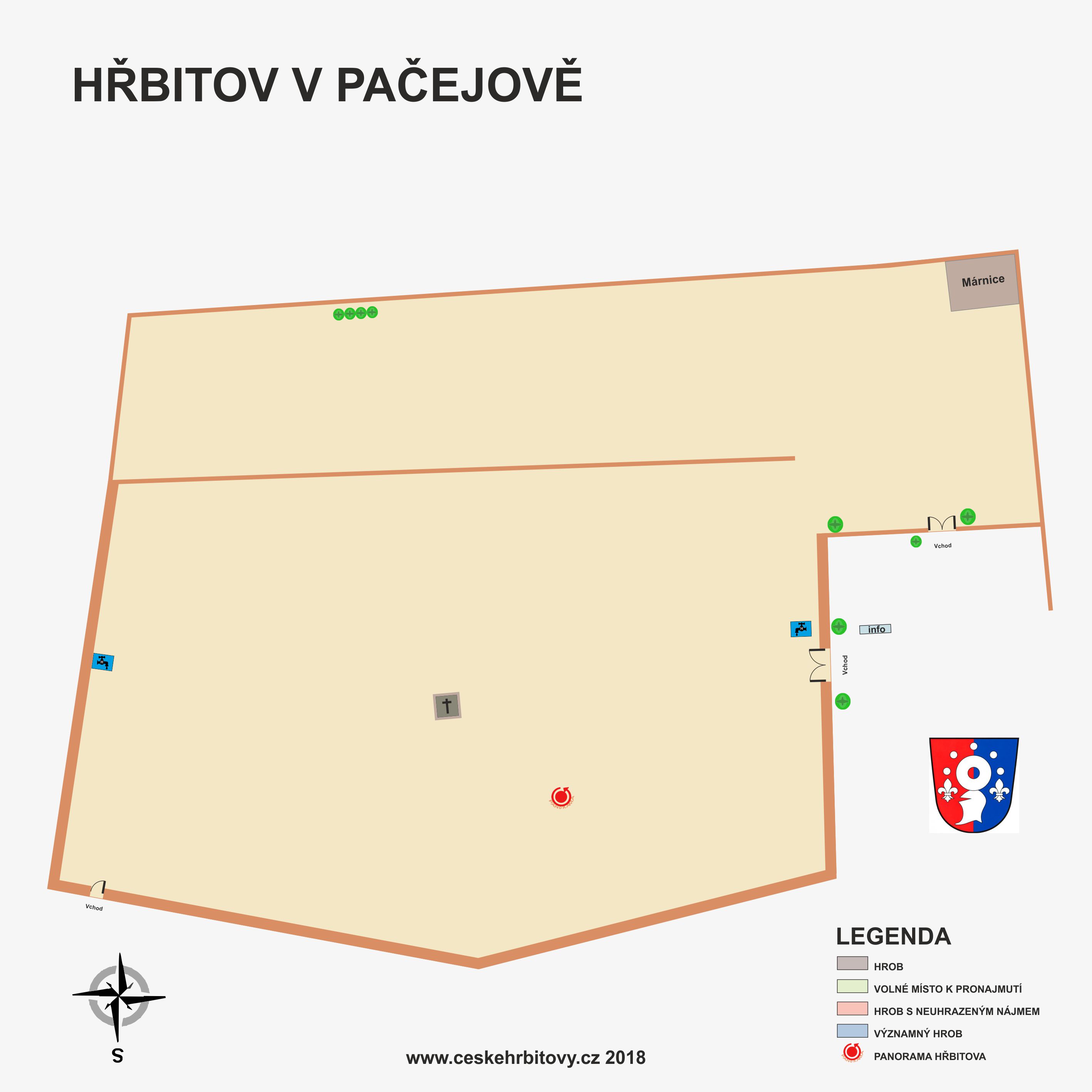 Mapa hĹ™bitova Obecní