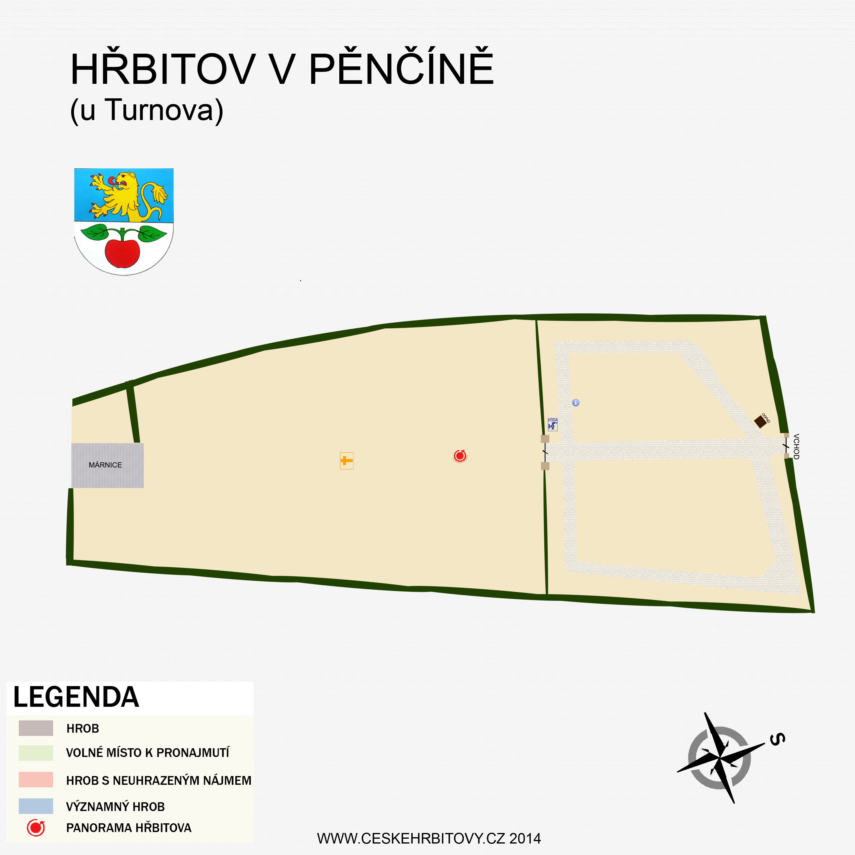 Mapa hĹ™bitova Obecní