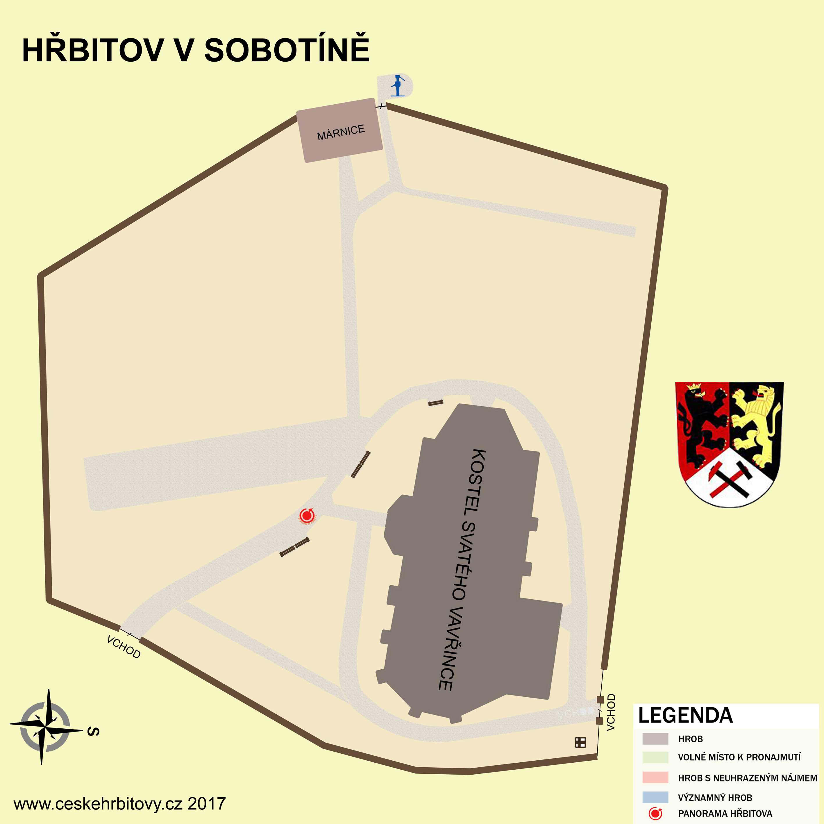 Mapa hĹ™bitova Obecní