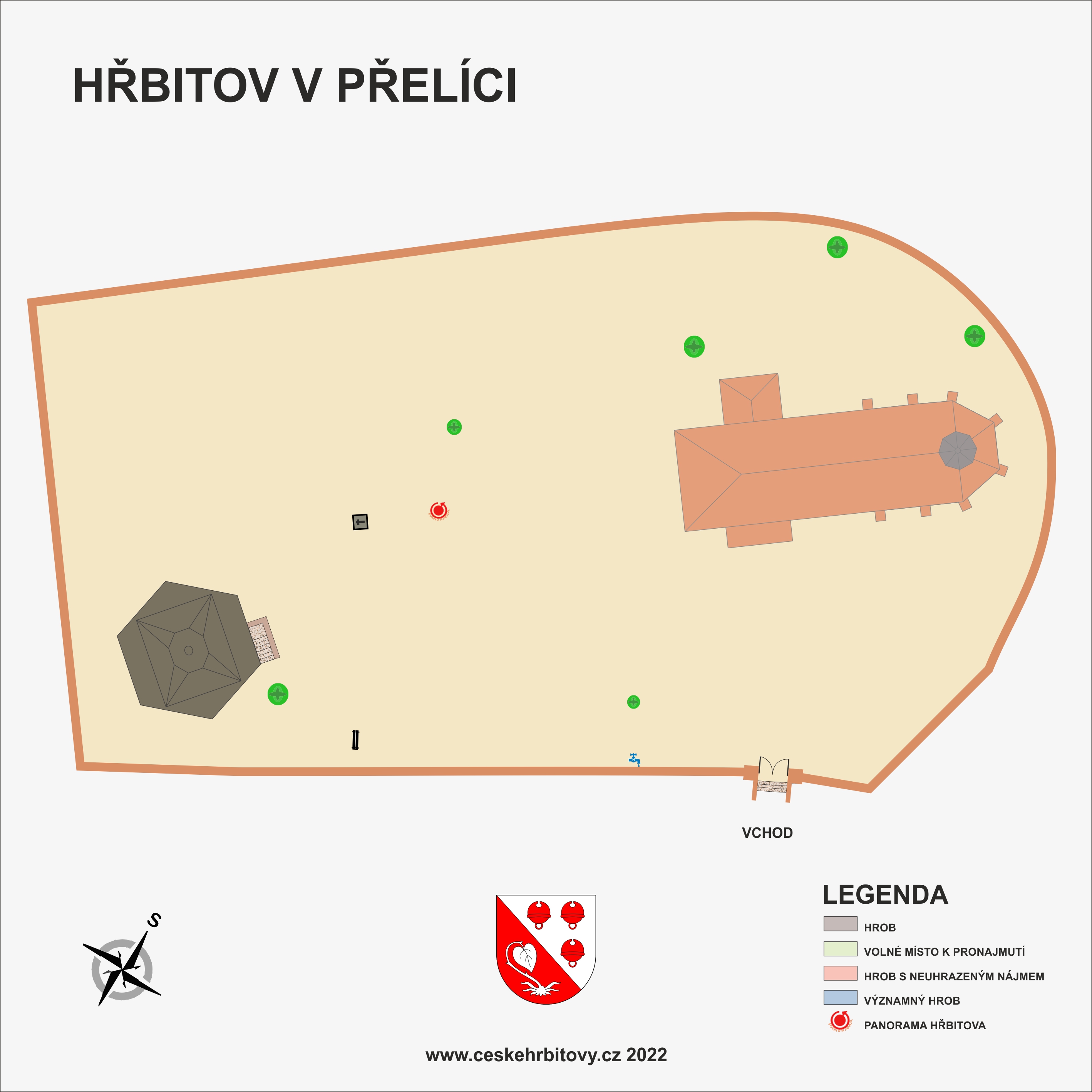 Mapa hĹ™bitova Obecní