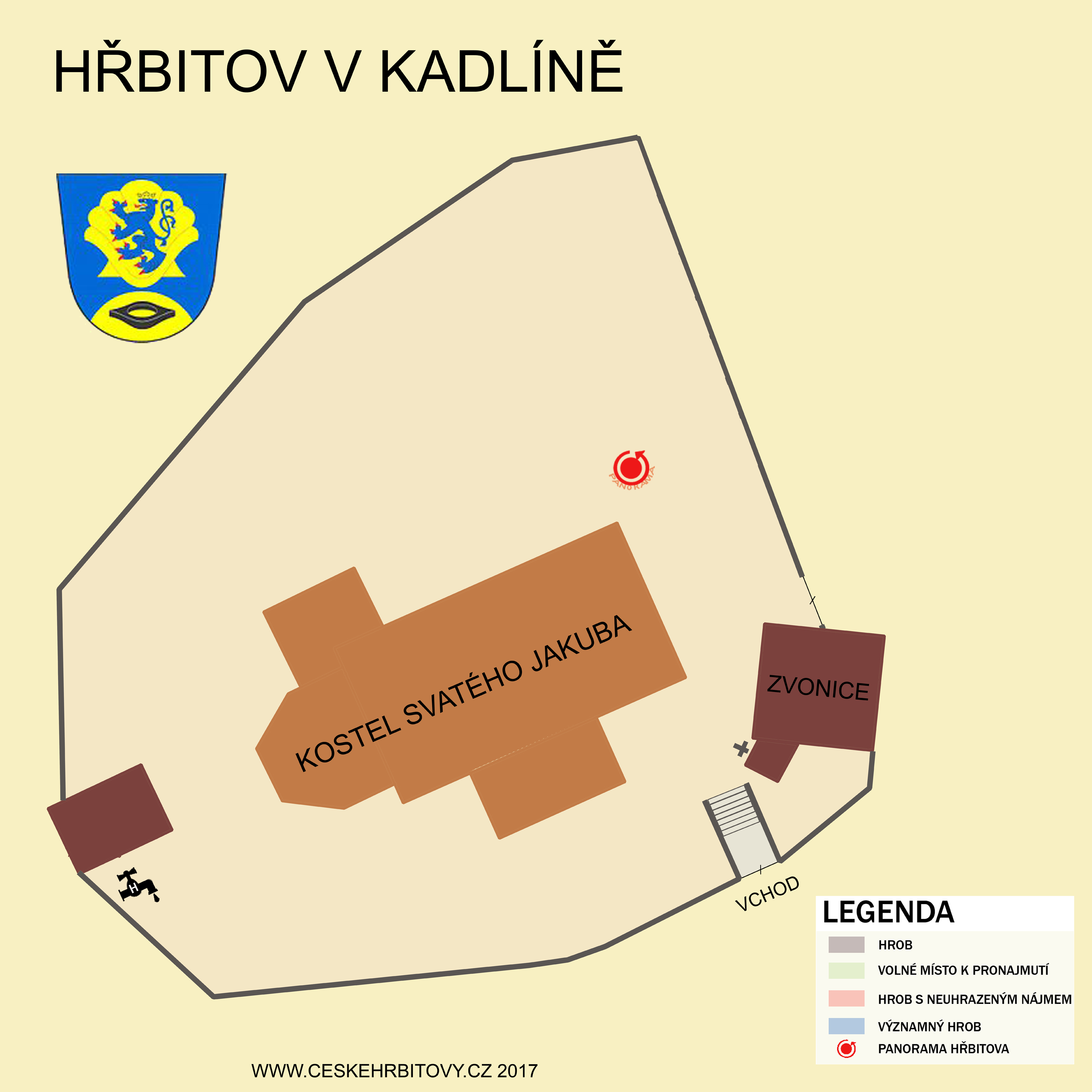 Mapa hĹ™bitova Obecní