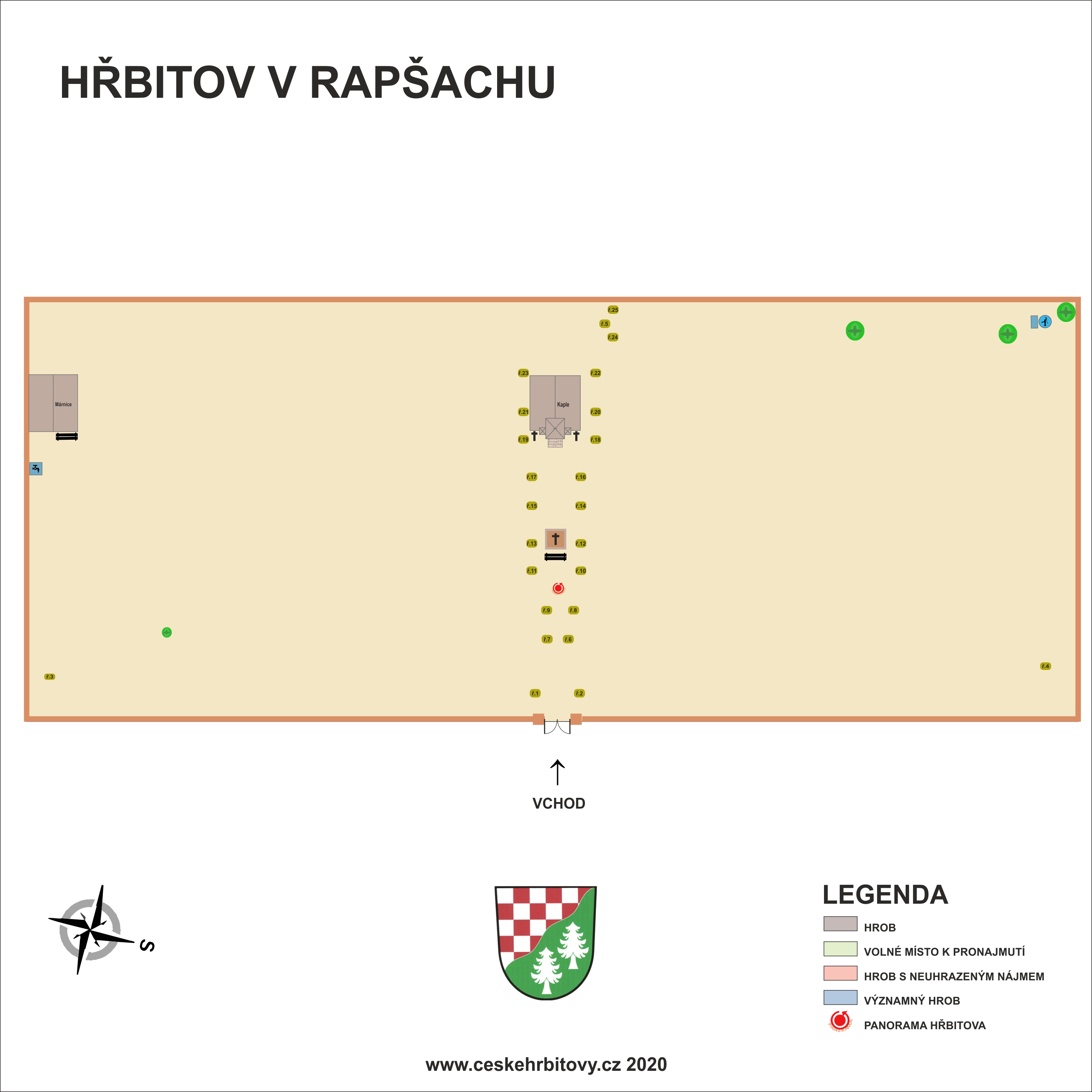 Mapa hĹ™bitova Obecní