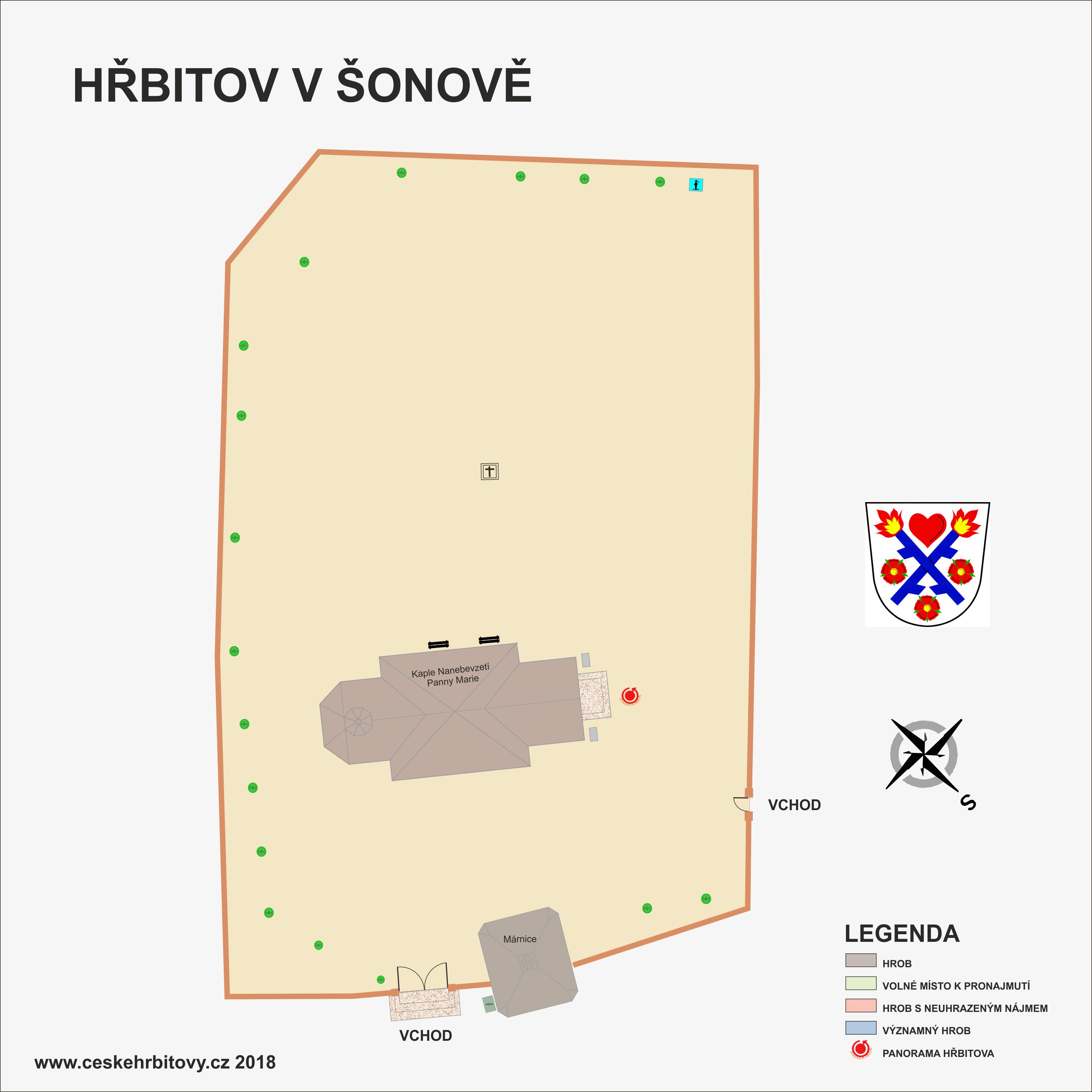 Mapa hĹ™bitova Obecní