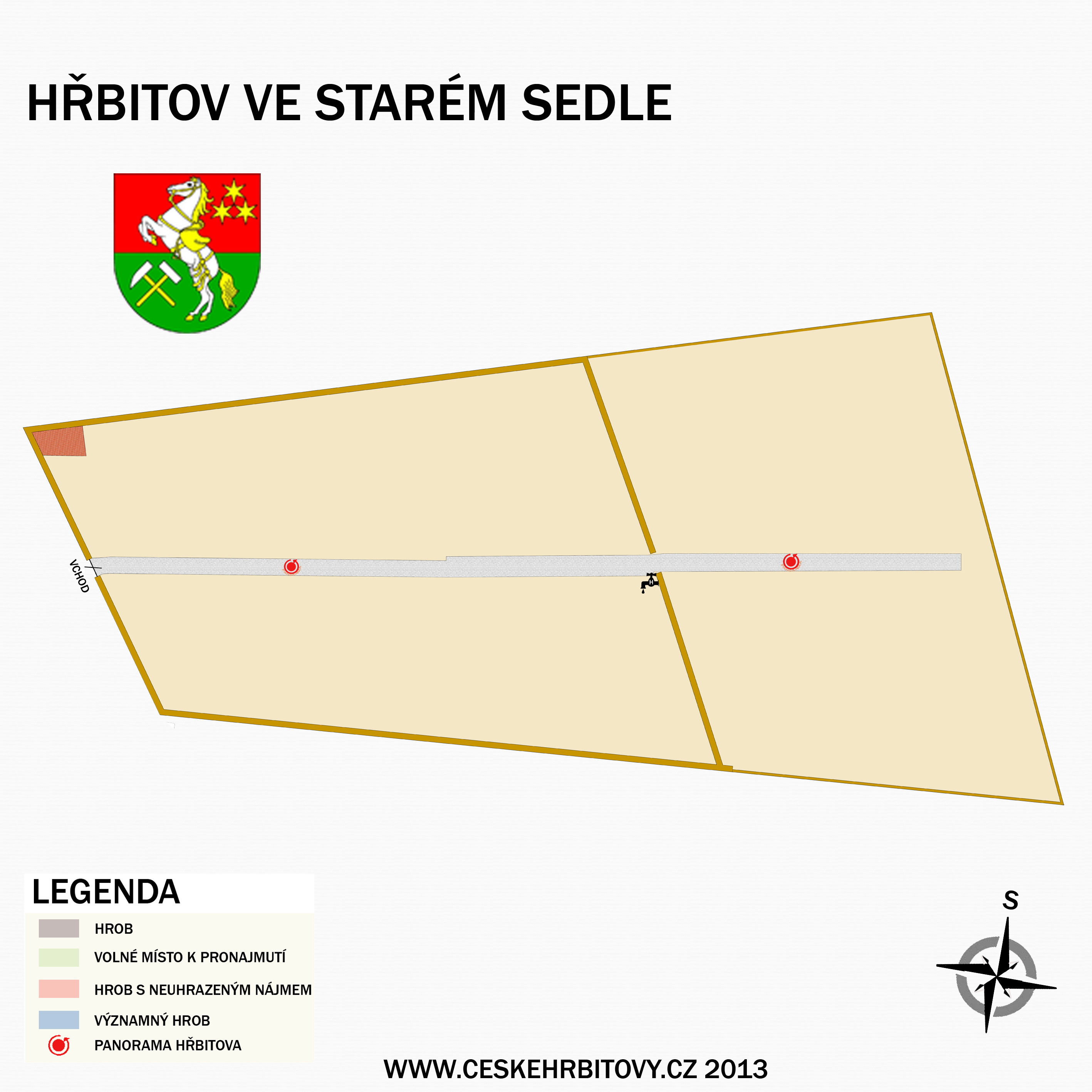 Mapa hĹ™bitova Obecní
