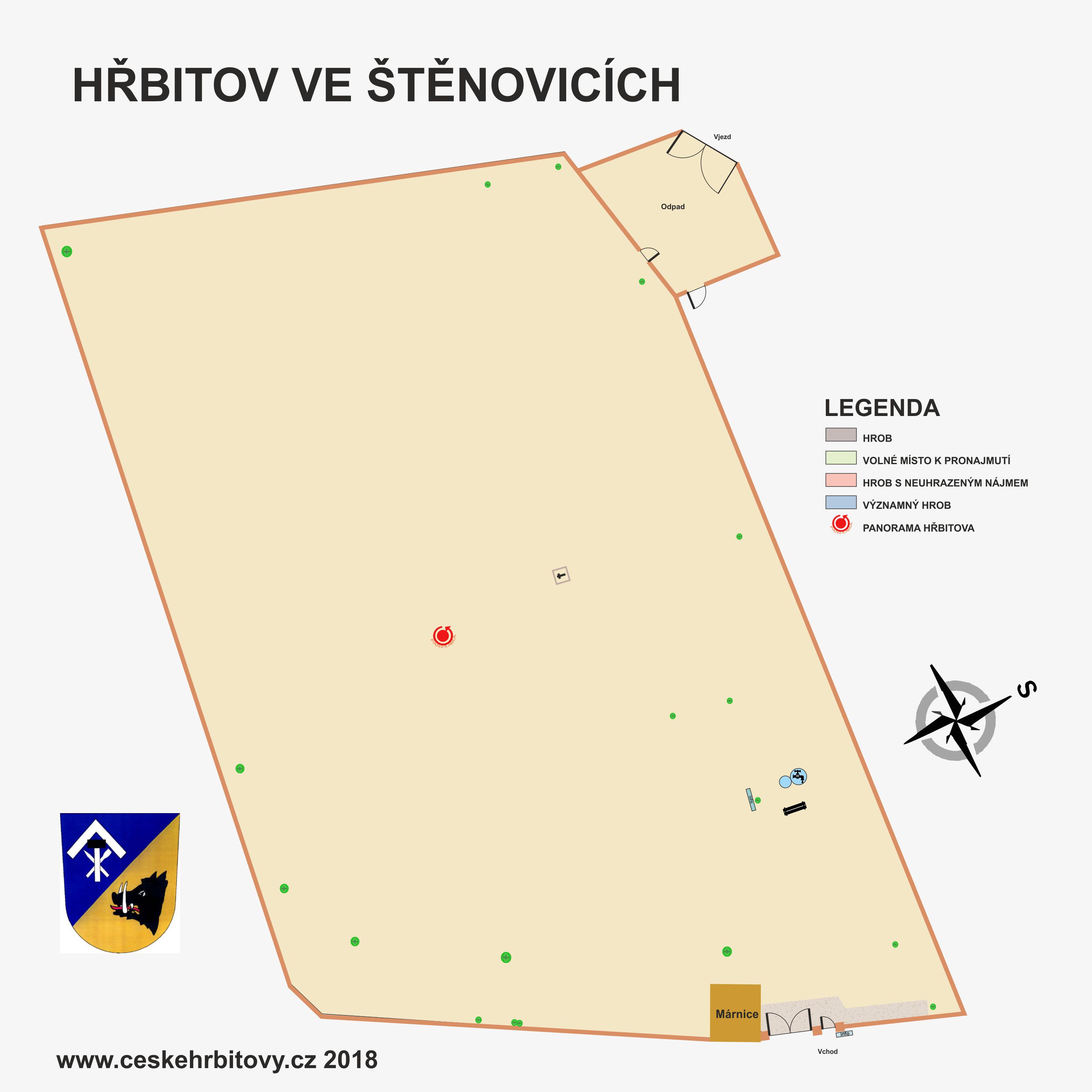 Mapa hĹ™bitova Obecní