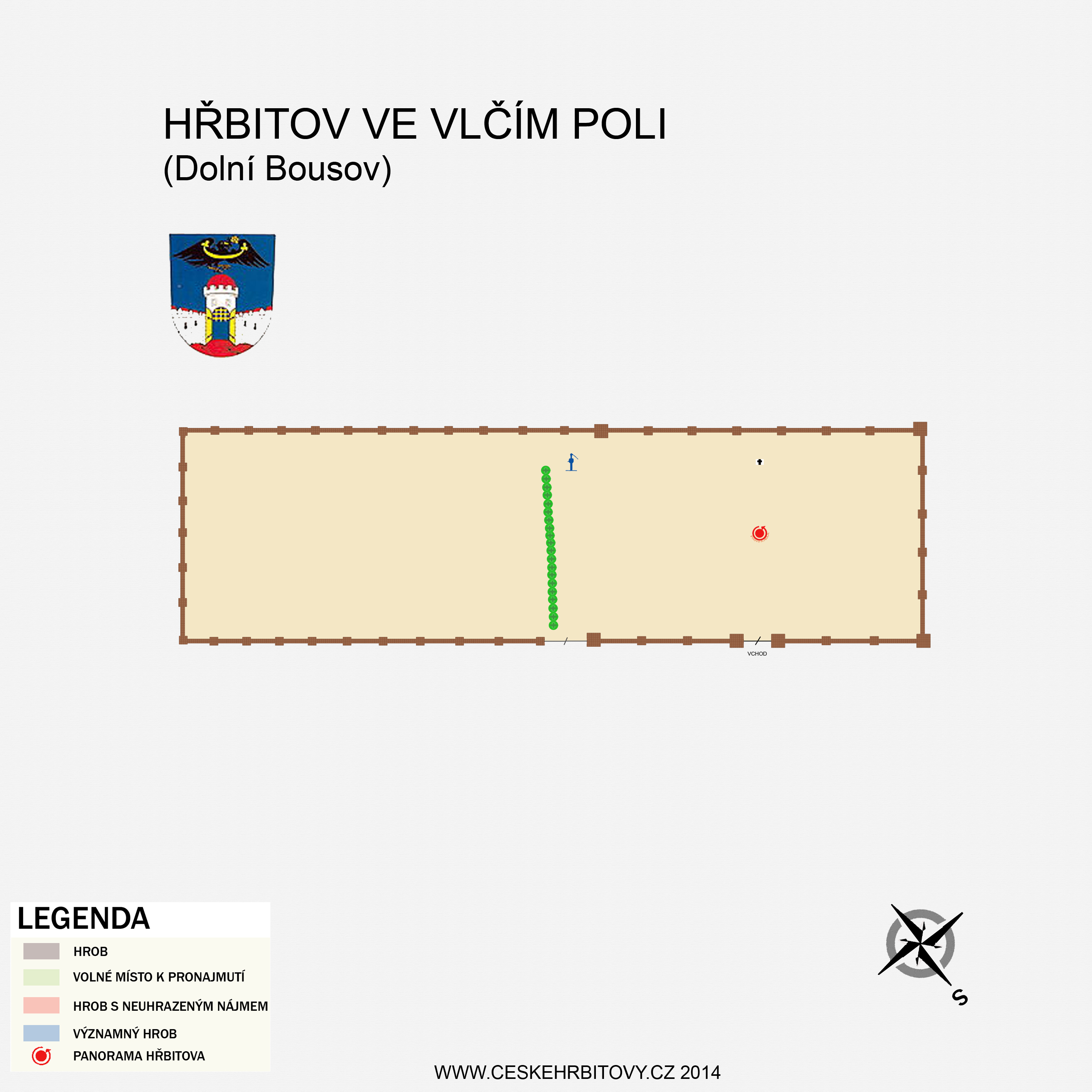 Mapa hĹ™bitova Vlčí Pole